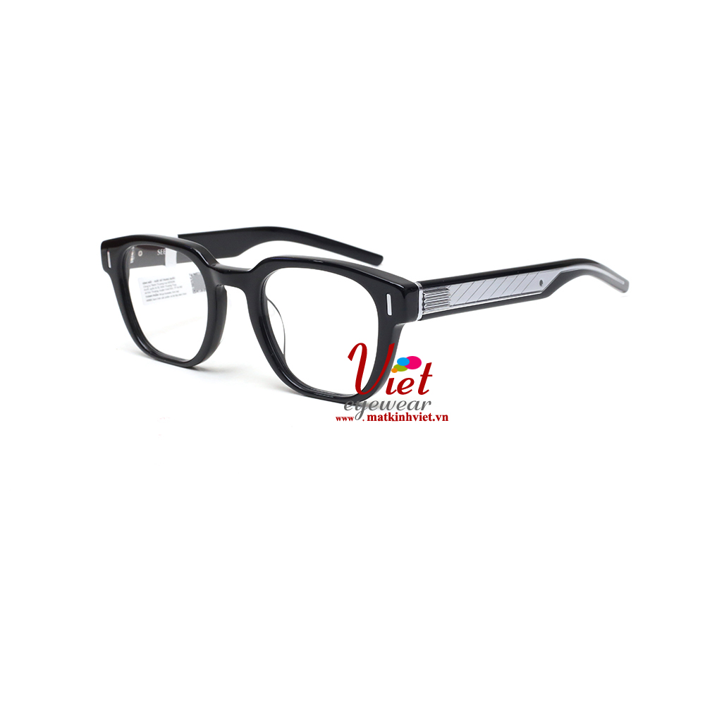 Gọng kính SEESON THE PAPER KNIFE 01  BLACK